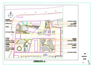 上海传统风情商业广场景观设计施工图